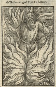 John Castellane megégetése (metszet) alkotó: English School