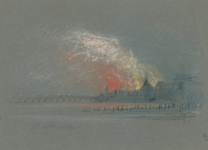 Az Országház felgyújtása, 1834. október 16 alkotó: English School
