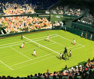 A wimbledoni centerpálya alkotó: English School