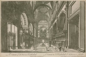 A londoni St Pauls Cathedral kórusa alkotó: English School