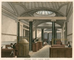 Az Auction Mart kávézója, St Bartholomews Lane, London alkotó: English School