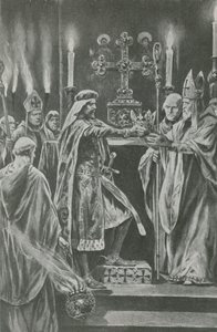 A keresztes kapja a koronát alkotó: English School