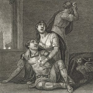 Marcus Antonius halála (metszet) alkotó: English School