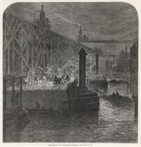 A Blackfriars híd lebontása alkotó: English School