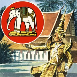 Az elefánt, Thaiföld jelképe alkotó: English School