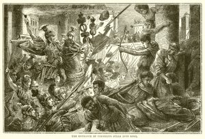 Cornelius Sulla bejárata Rómába alkotó: English School