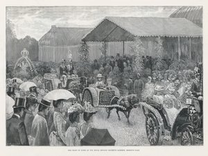 A rózsa ünnepe a Royal Botanic Society kertjében alkotó: English School