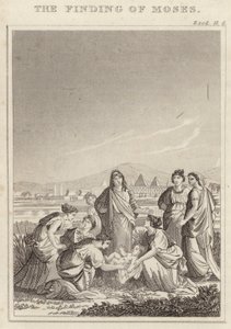 Mózes megtalálása alkotó: English School