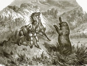 Az első lövés grizzly medvére alkotó: English School