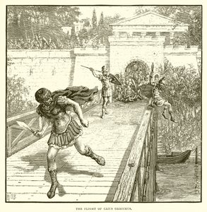 Caius Gracchus repülése alkotó: English School