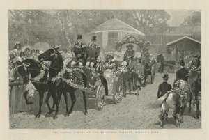 Virágos felvonulás a Botanikus Kertben alkotó: English School