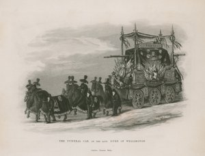 Wellington néhai hercegének temetési autója alkotó: English School