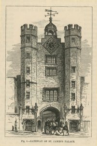 A Szent Jakab-palota kapuja alkotó: English School