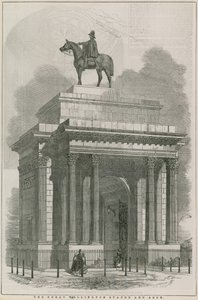 A nagy Wellington szobor és Arch, Hyde Park Corner, London alkotó: English School