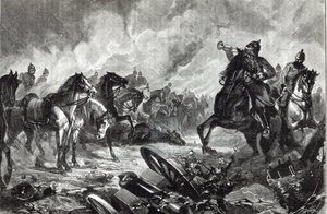 Gravelotte lovai, a "Szabadidő órája" című filmből, 1888 alkotó: English School