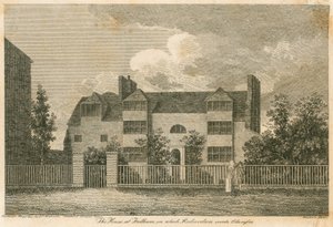 A ház Parsons Greenben, Fulham közelében, Londonban, amikor Samuel Richardson a Clarissát írta alkotó: English School