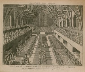A Westminster Hall belseje alkotó: English School