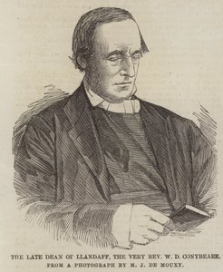 Llandaff néhai dékánja, W D Conybeare tiszteletes (metszet) alkotó: English School