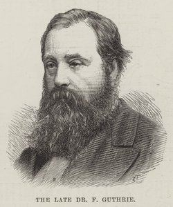 A néhai Dr. F. Guthrie (metszet) alkotó: English School