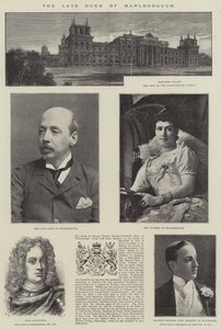 A néhai Marlborough herceg (metszet) alkotó: English School