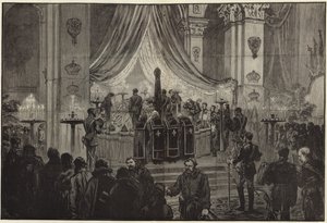 A Szent Péter és Szent Pál templomban fekvő állam néhai császára alkotó: English School