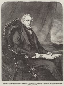 A néhai James Montgomery, a költő (metszet) alkotó: English School