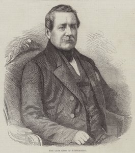 A néhai wirtembergi király (metszet) alkotó: English School
