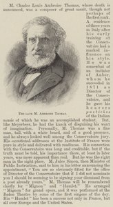 A néhai M Ambroise Thomas (metszet) alkotó: English School