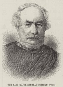 A néhai Boileau vezérőrnagy, FRS (metszet) alkotó: English School