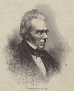A néhai Michael Faraday (metszet) alkotó: English School