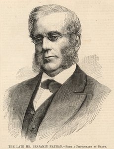 A néhai Benjamin Nathan úr (metszet) alkotó: English School