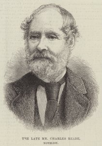 A néhai Charles Reade úr, regényíró (metszet) alkotó: English School