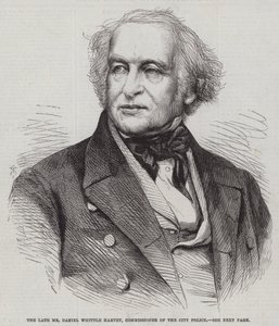 A néhai Daniel Whittle Harvey, a városi rendőrség biztosa (metszet) alkotó: English School