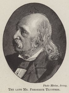 A néhai Frederick Tennyson (metszet) alkotó: English School
