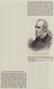 A néhai Mr. George Thompson (metszet) alkotó: English School
