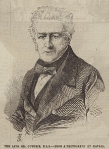 A néhai Guthrie úr, FRS (metszet) alkotó: English School