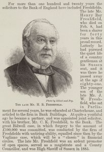 A néhai Mr. H. R. Freshfield (metszet) alkotó: English School