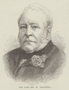 A néhai Mr. W. Chappell (metszet) alkotó: English School