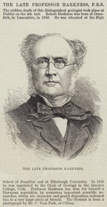 A néhai Harkness professzor (metszet) alkotó: English School