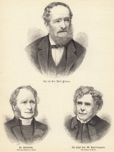 Mark Pattison néhai tiszteletes, Dr. Rickersteth, Ripon néhai püspöke, a jobb tisztelet… (metszet) alkotó: English School