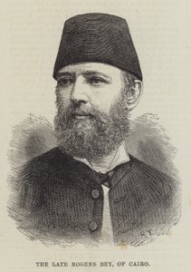 A néhai Rogers Bey, Kairó (metszet) alkotó: English School