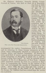 A néhai Sir Chaloner Alabaster (litho) alkotó: English School