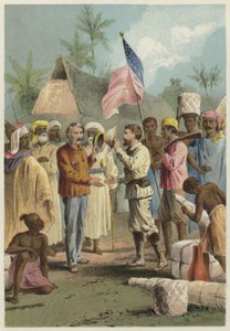 Henry Morton Stanley és David Livingstone találkozása