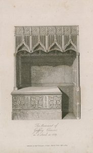 Geoffrey Chaucer emlékműve alkotó: English School