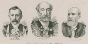 Az új főpolgármester és seriffek: Alderman Sir Henry Isaacs, Lord Mayor alkotó: English School