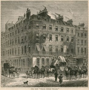 Az új White Horse Pince, London alkotó: English School
