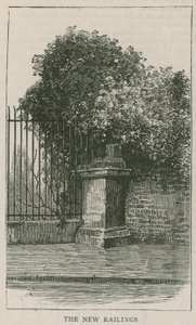 Az új öngyilkosság elleni korlátok a Highgate Archway-nél: az új korlátok alkotó: English School