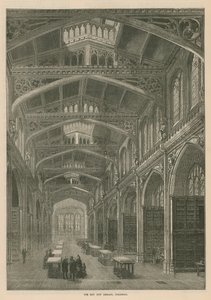 Az új városi könyvtár, a londoni Guildhall alkotó: English School