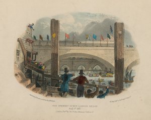 Az új London Bridge megnyitása alkotó: English School