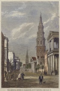 A fő templom Charlestonban, Dél-Karolinában alkotó: English School